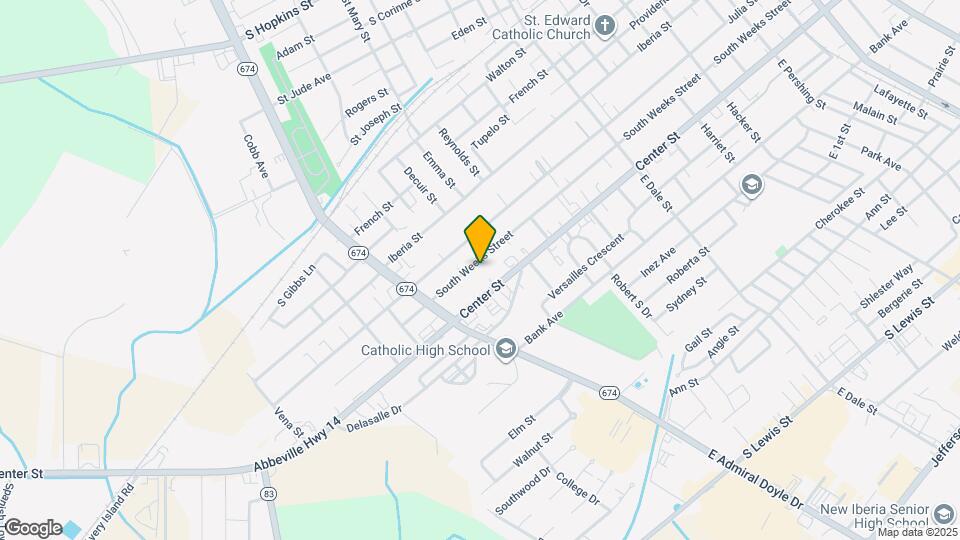 1331 South Weeks Street Mapa y Detalles de la Ubicación