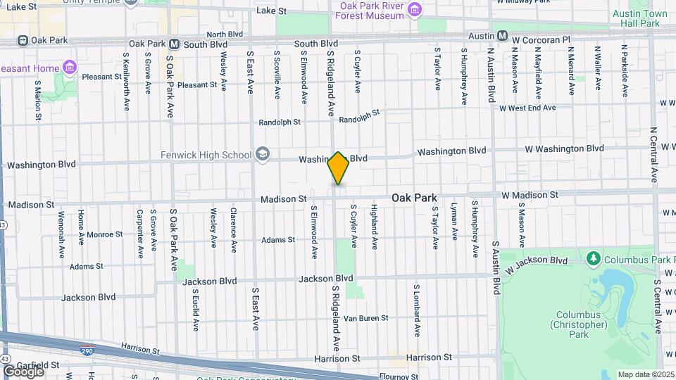 436-440 S Ridgeland Ave Map and Location Details