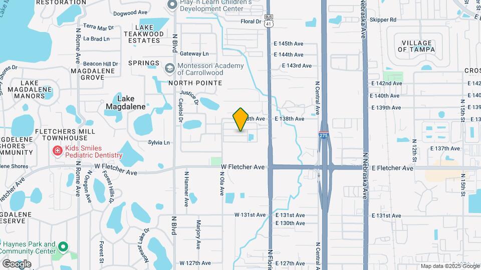 13618 N Florida Ave Map and Location Details