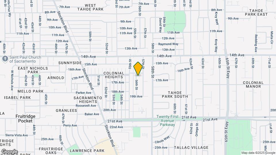5526 San Francisco Blvd Map and Location Details