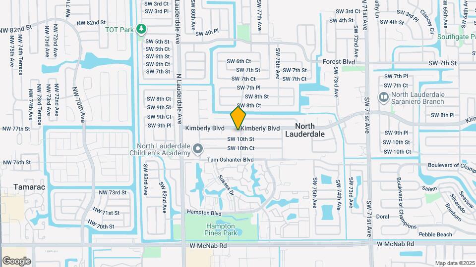 907 SW 78th Ave Map and Location Details