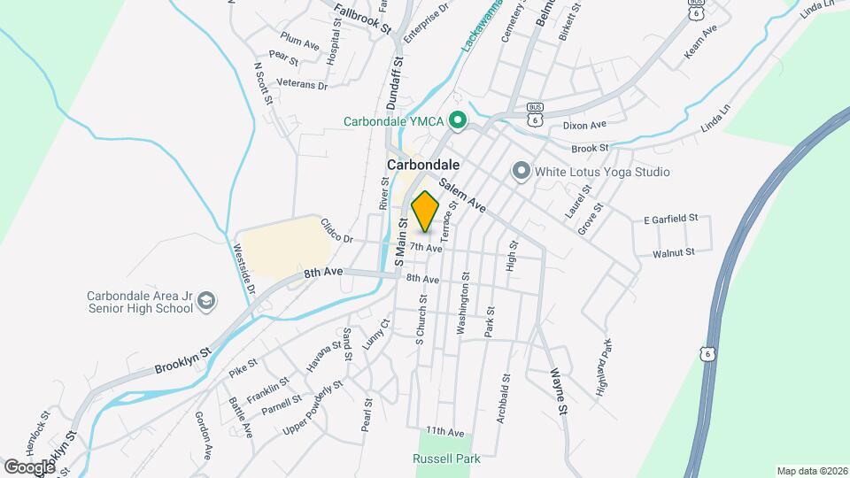 26 S Church St Map and Location Details