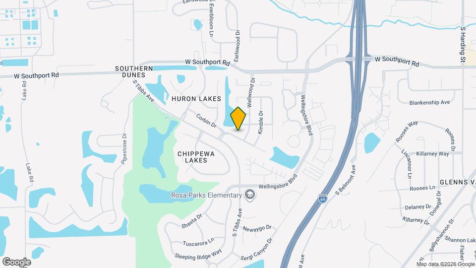 2808 Dawnlake Dr Map and Location Details