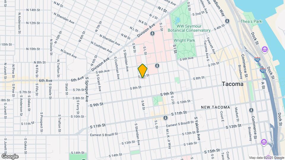 709 S M St Map and Location Details