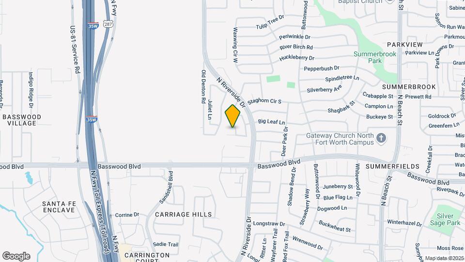 7405 Emerywood Ln Map and Location Details