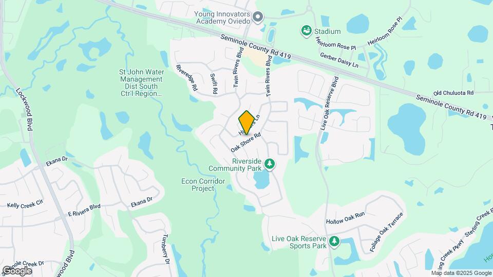 2832 Oak Shore Rd Map and Location Details