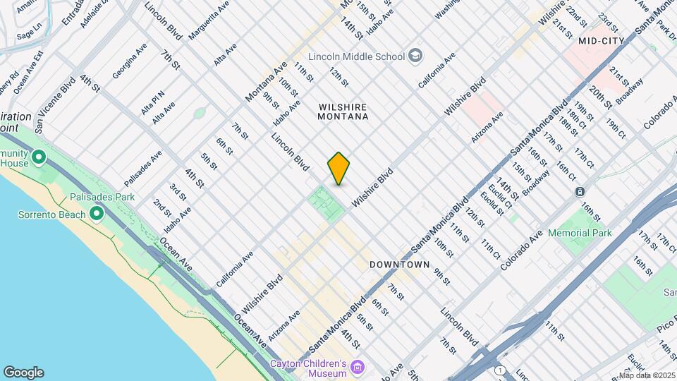 1129 Lincoln Blvd Map and Location Details
