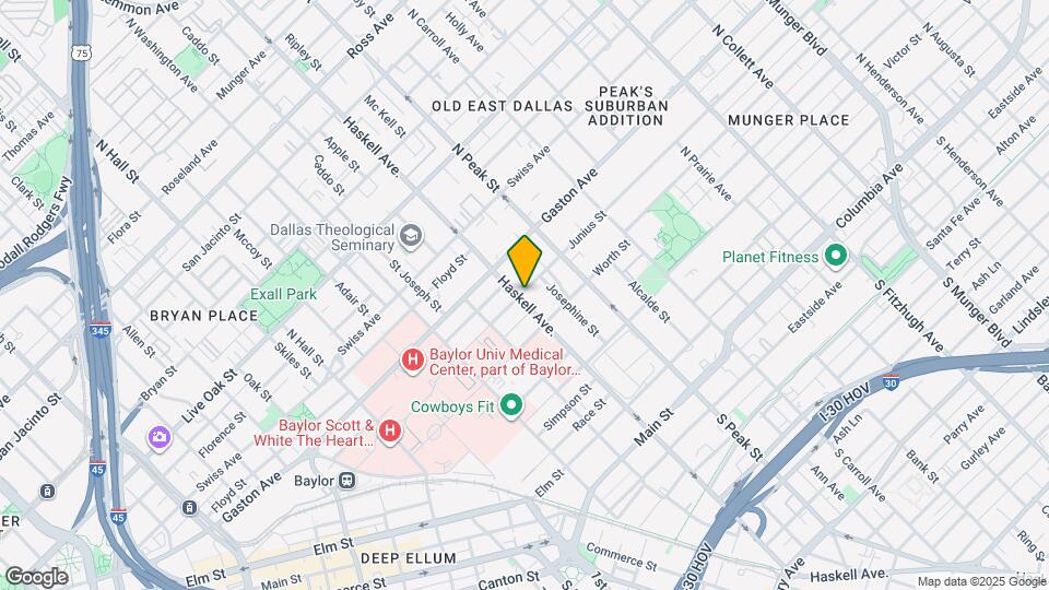 4114 Junius St Mapa y Detalles de la Ubicación