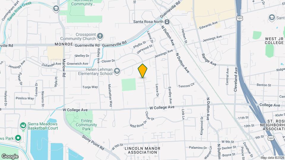 1251 Clover Dr Mapa y Detalles de la Ubicación