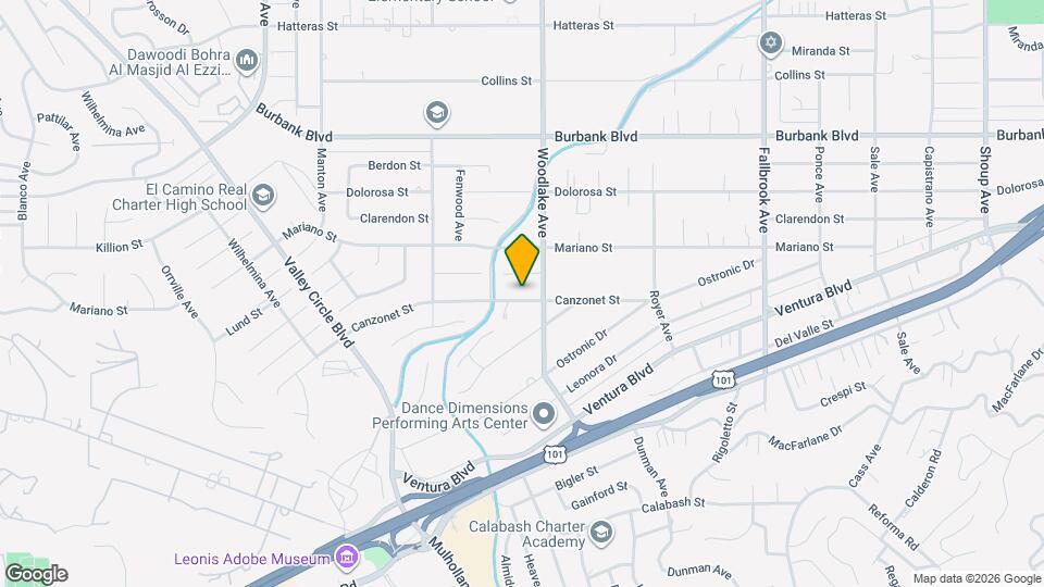 23223 Canzonet St Map and Location Details