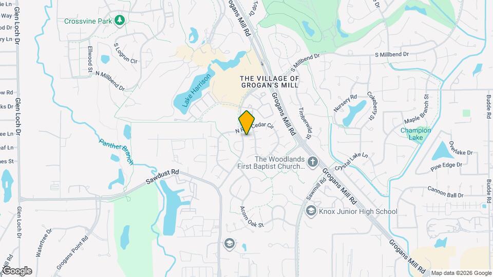 1106 E Red Cedar Cir Map and Location Details