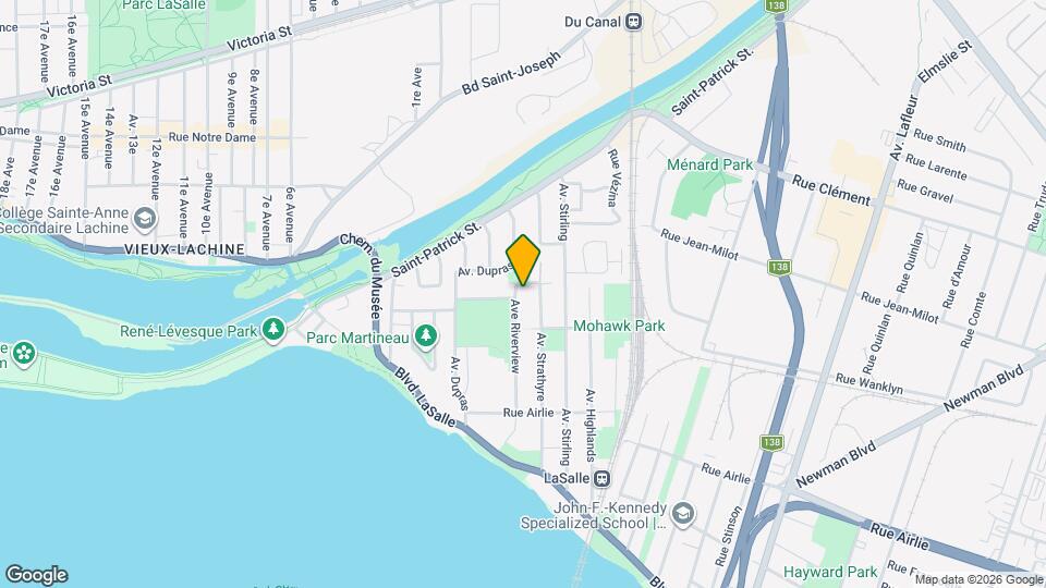 151 Riverview Rue Map and Location Details