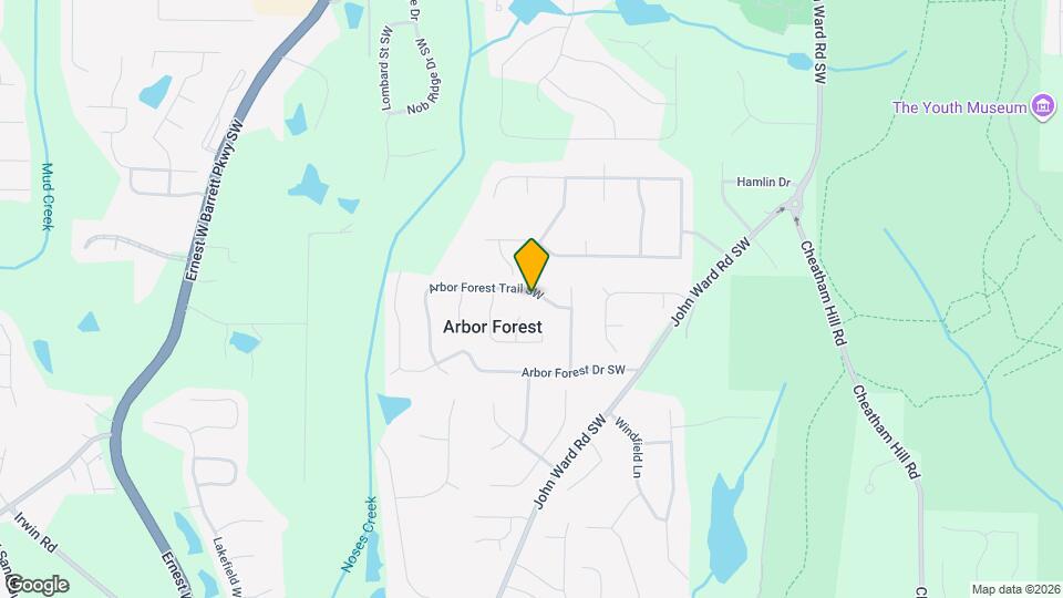 2243 Arbor Forest Trail SW Map and Location Details