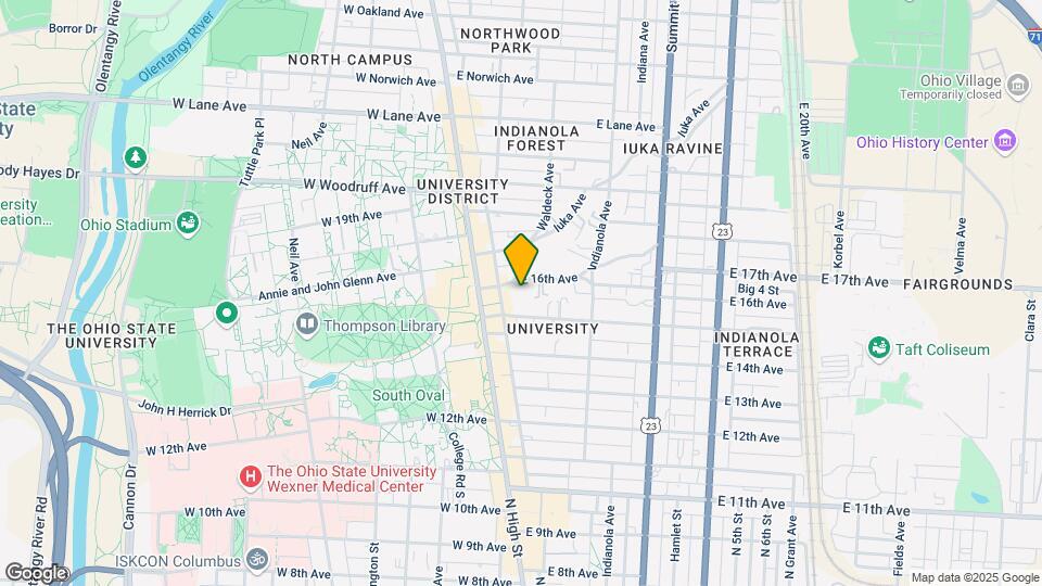 59 E 16th Ave Mapa y Detalles de la Ubicación