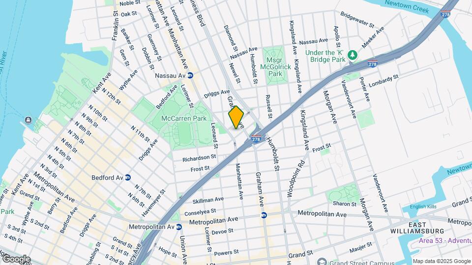 137 Bayard St Map and Location Details