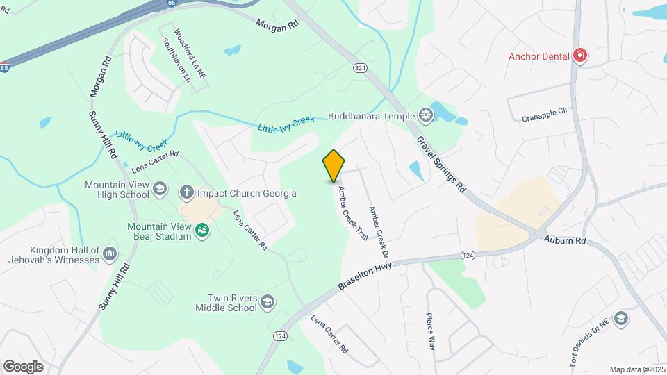 2222 Amber Creek Trail Map and Location Details