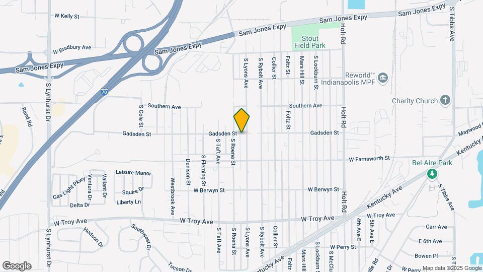 2702 S Lyons Ave Map and Location Details