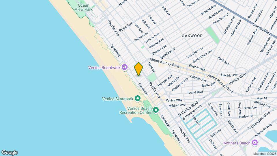 21-1/2 Wavecrest Ave, Venice, CA 90291 Map and Location Details