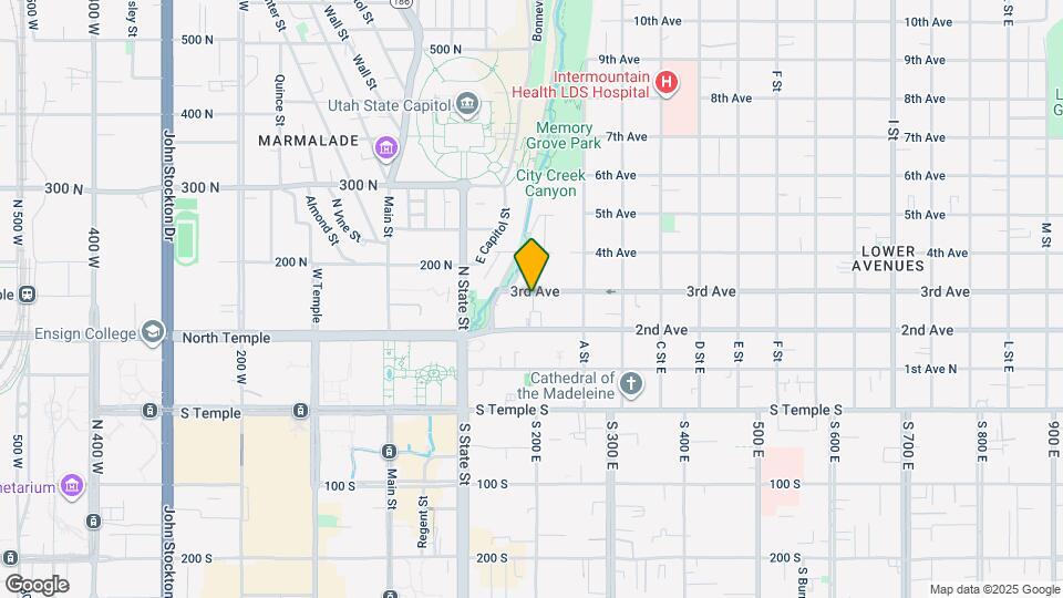 138 E 3rd Ave, Unit A Mapa y Detalles de la Ubicación