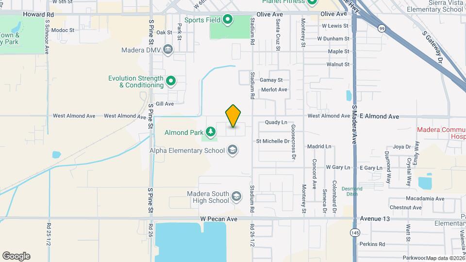 882 Diamante Ln Map and Location Details