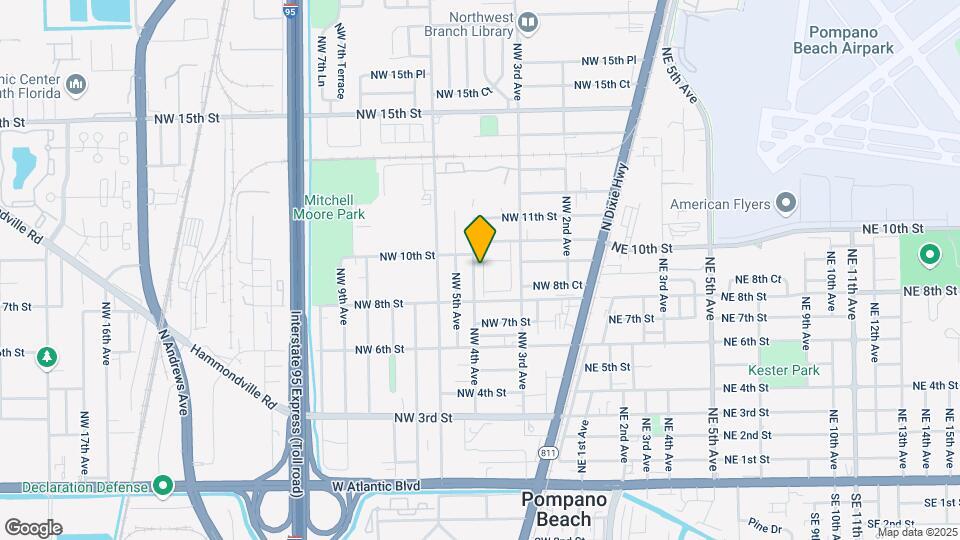 877 NW 3rd Way Map and Location Details