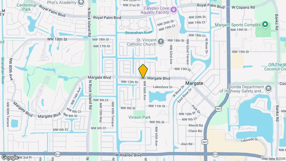1367 NW 66th Ave Map and Location Details