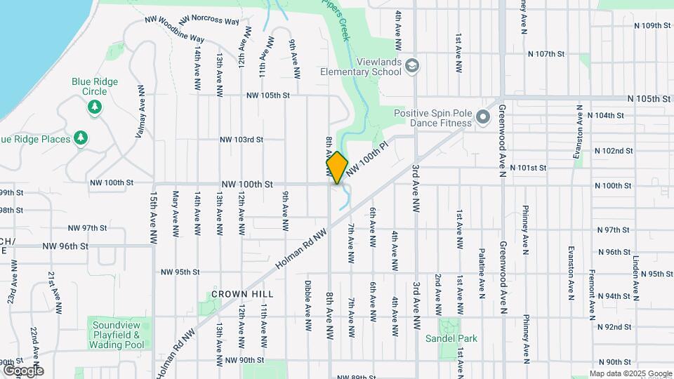 9750 8th Ave NW Map and Location Details