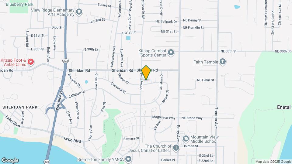 1106 Walnut St Map and Location Details