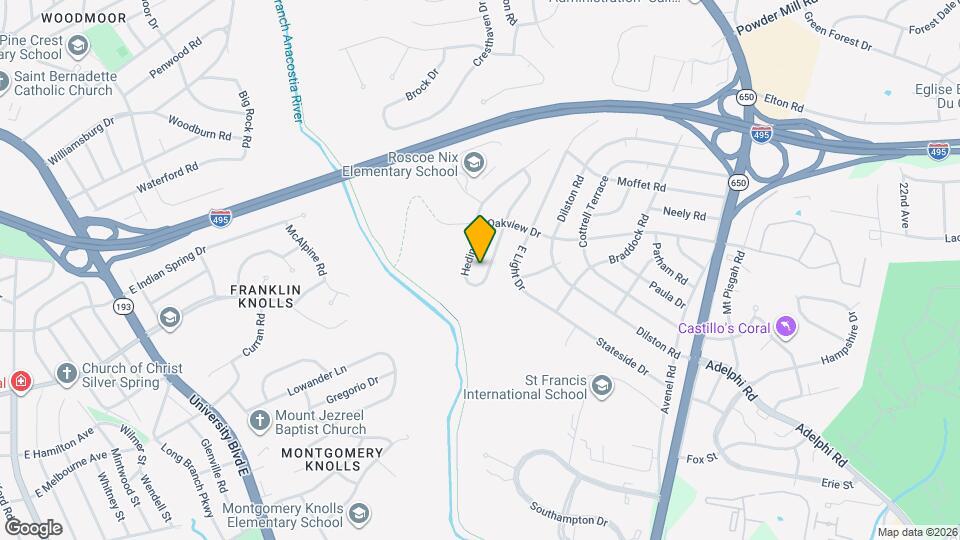 9717 Hedin Dr Map and Location Details