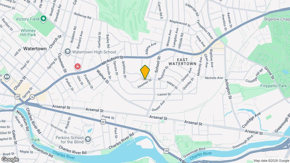 17 Hosmer St, Unit 17 Map and Location Details