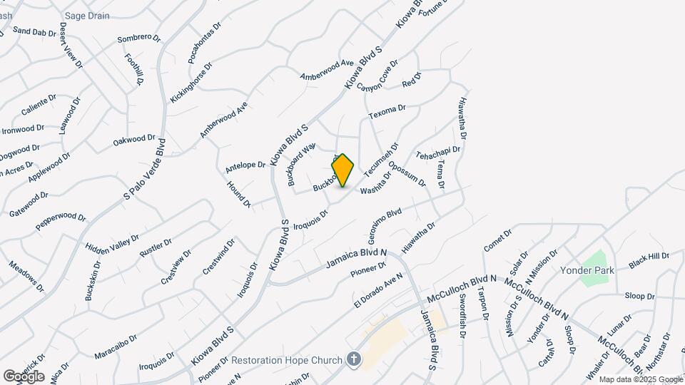 3541 Tecumseh Dr Map and Location Details