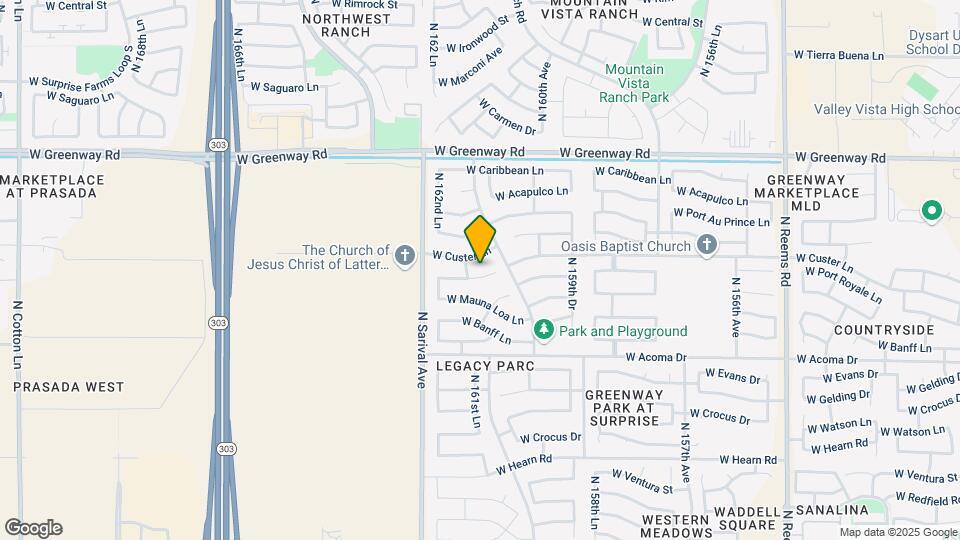 16170 W Port Royale Ln Map and Location Details