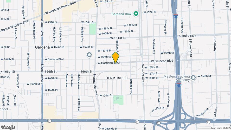 1220 W Gardena Blvd Mapa y Detalles de la Ubicación