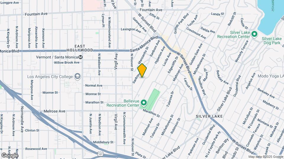 857 1/2 Hyperion Ave Map and Location Details