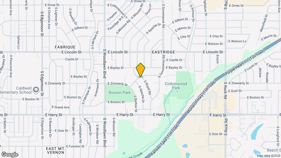 6815 E Zimmerly St Map and Location Details