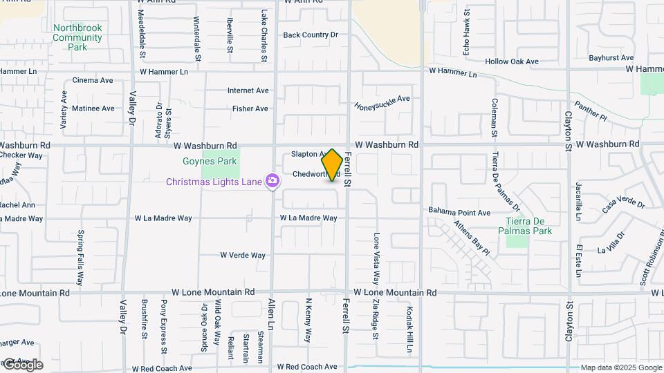 3322 Ocatillo Mesa Way Map and Location Details