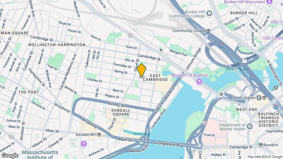 93 2nd St, Unit 3 Map and Location Details