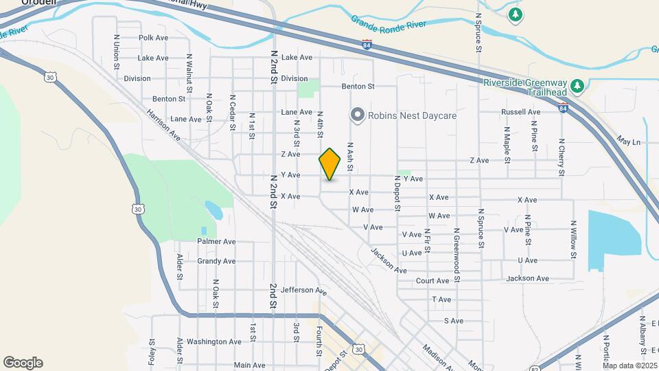 1005 X Ave Map and Location Details