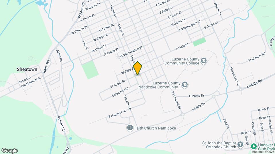 1201 S Hanover St Mapa y Detalles de la Ubicación