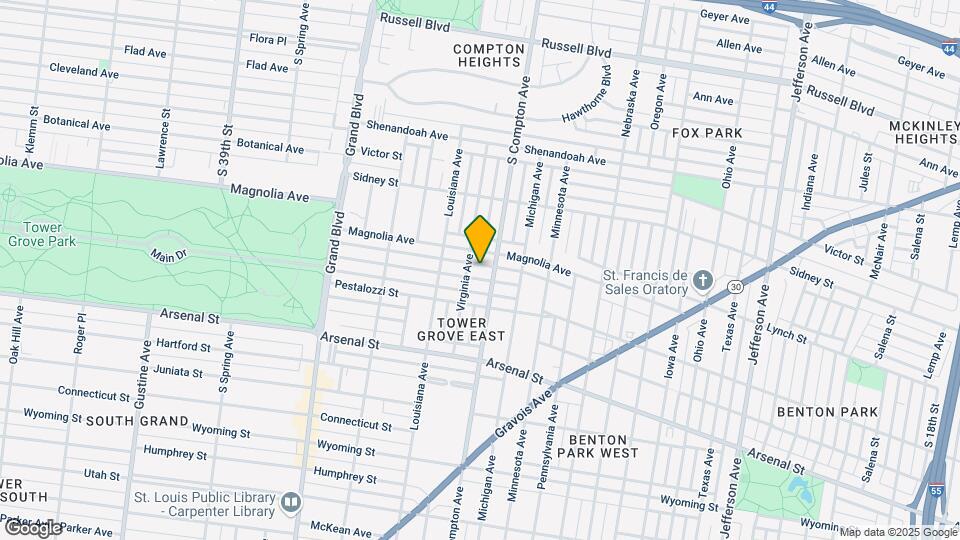 3215 Halliday Ave, Unit 2W Map and Location Details