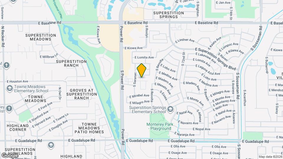 6928 E Madero Ave Mapa y Detalles de la Ubicación