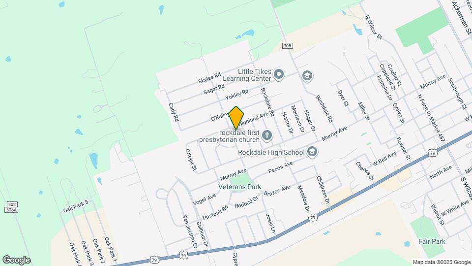 718 Brazos St Map and Location Details