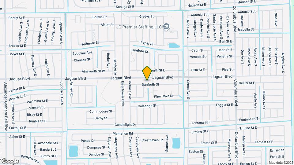 1021 Danforth St Map and Location Details