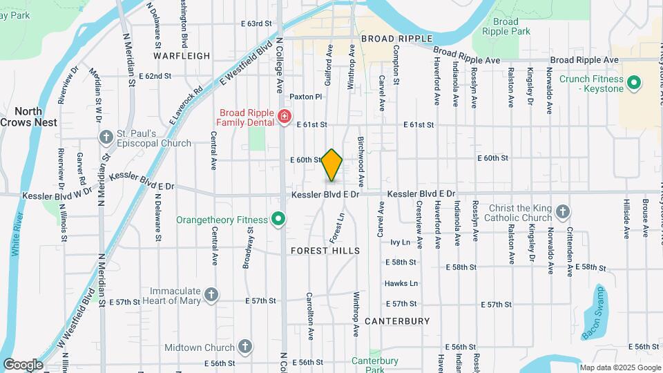 5909 Guilford Ave Map and Location Details