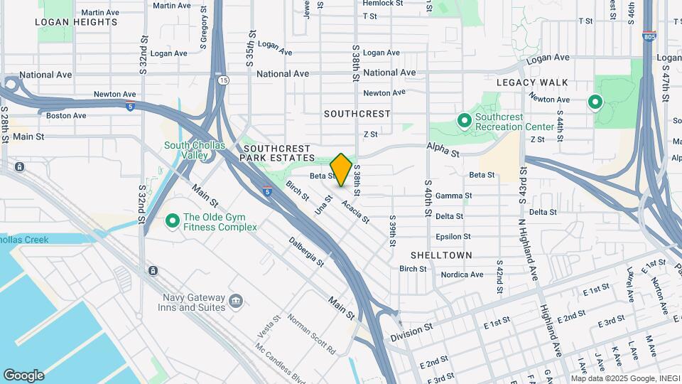 3738 Acacia St Mapa y Detalles de la Ubicación