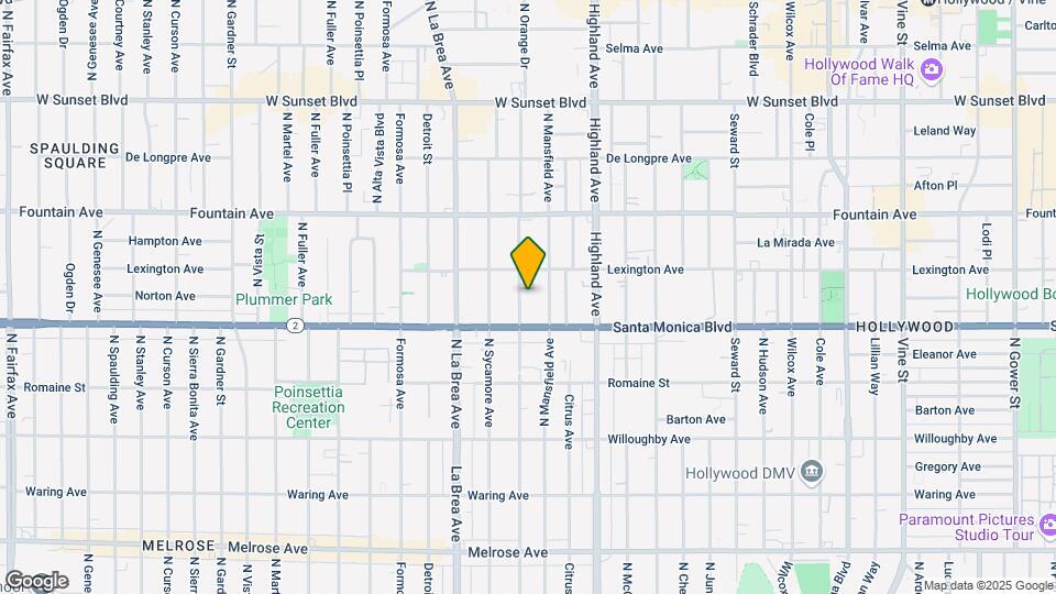 1130 N Orange Dr, Unit FL2-ID1305 Map and Location Details