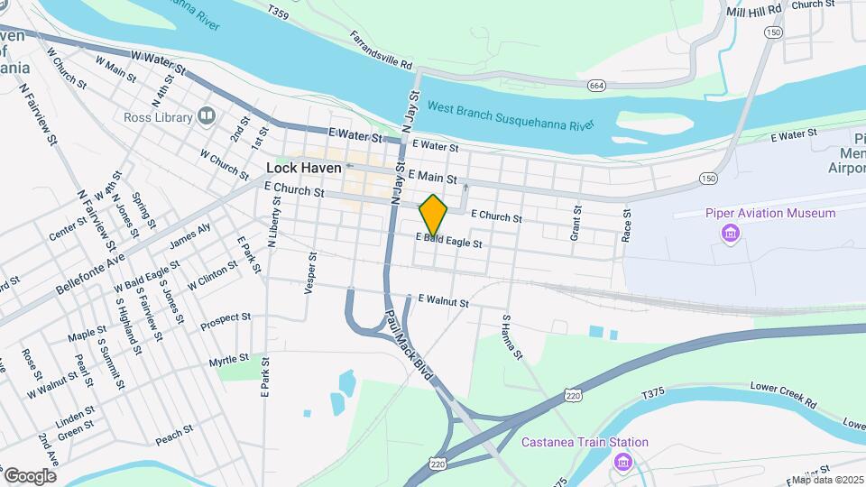 352 E Bald Eagle St Map and Location Details
