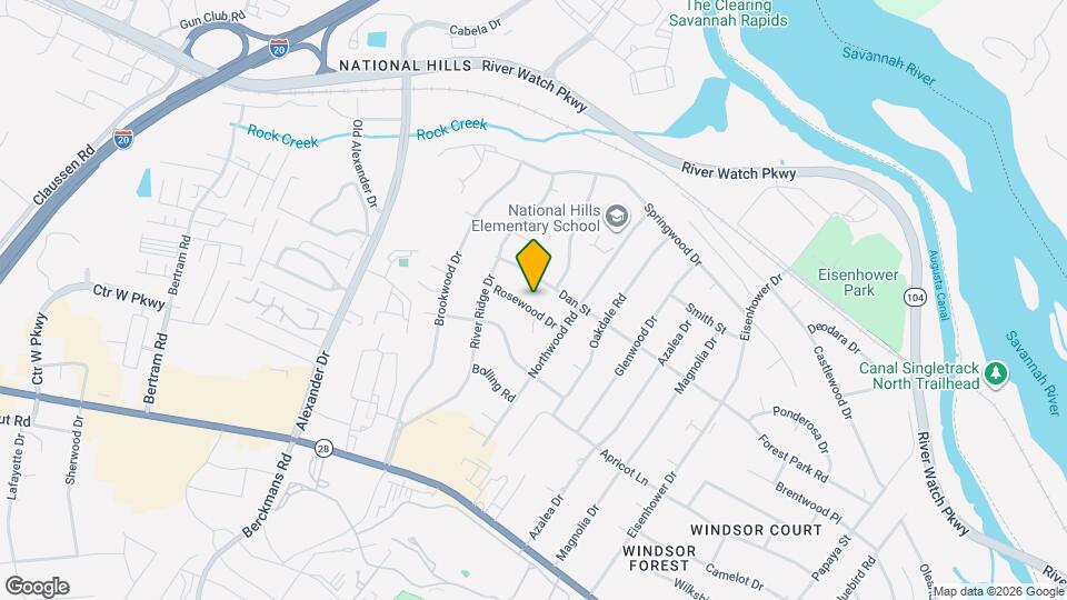 2709 Rosewood Dr Map and Location Details