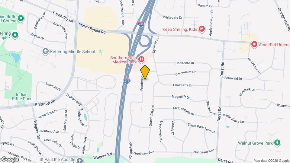 4319 Frontenac Dr Map and Location Details