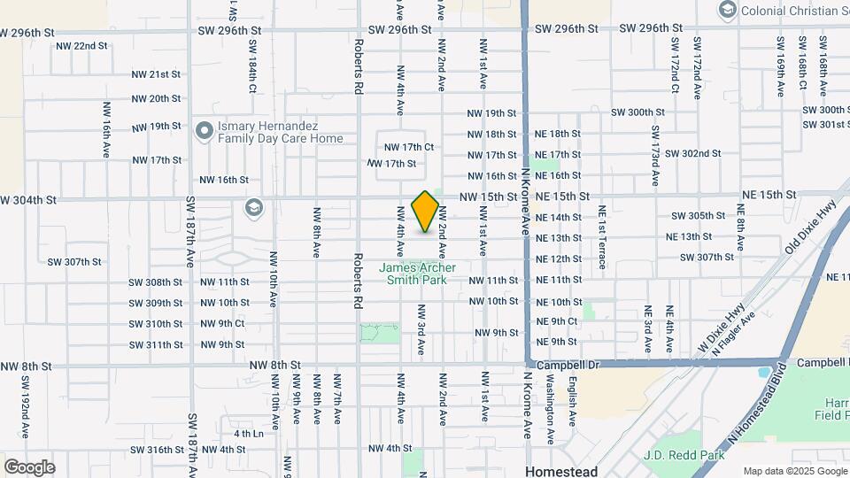 245 NW 13th St Map and Location Details
